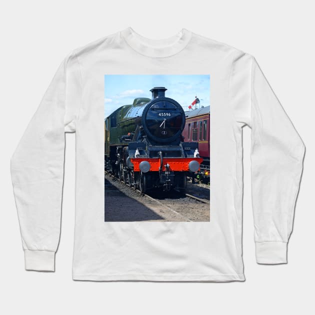 LMS steam loco Bahamas Long Sleeve T-Shirt by Random Railways